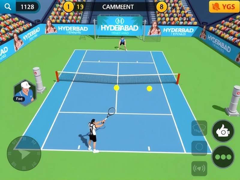 Hyderabad Tennis Hero Gameplay Screenshot